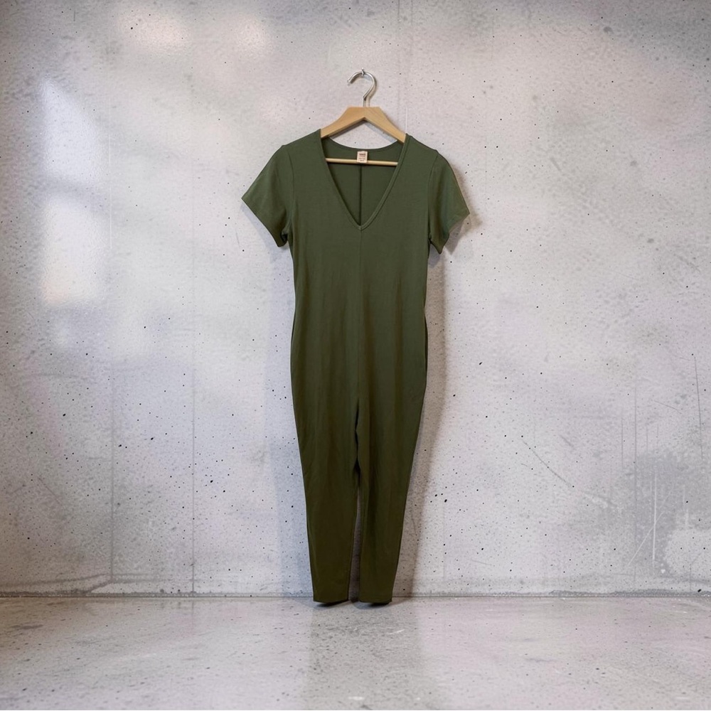 Smash + Tess Olive Green Romper